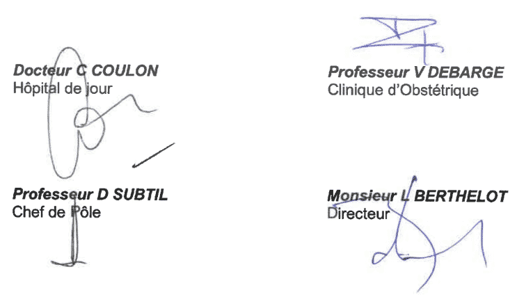 Signatures CHU Lille